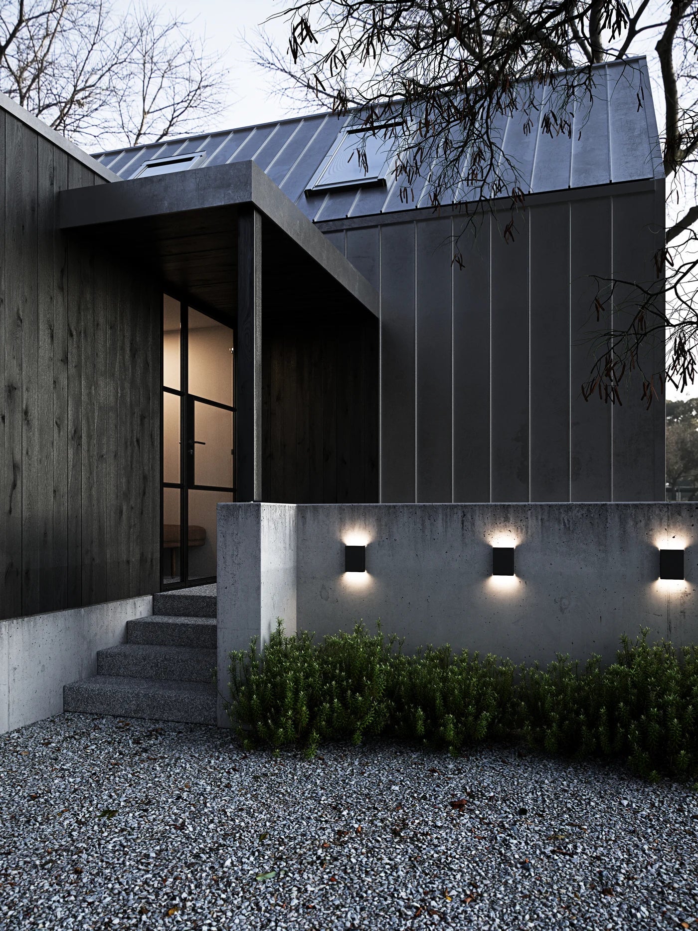 Fold 15 Væglampe LED IP54, Sort - Nordlux