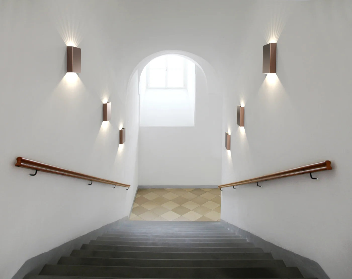 Fold 15 Væglampe LED IP54, Kobber - Nordlux