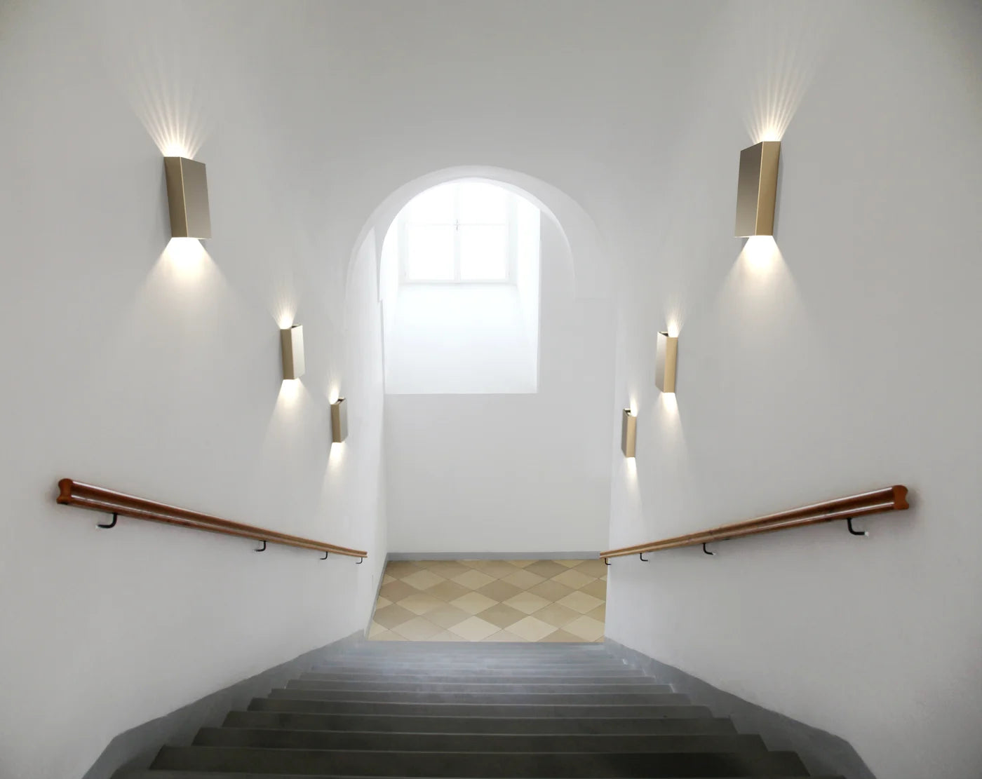 Fold 15 Væglampe LED IP54, Messing - Nordlux