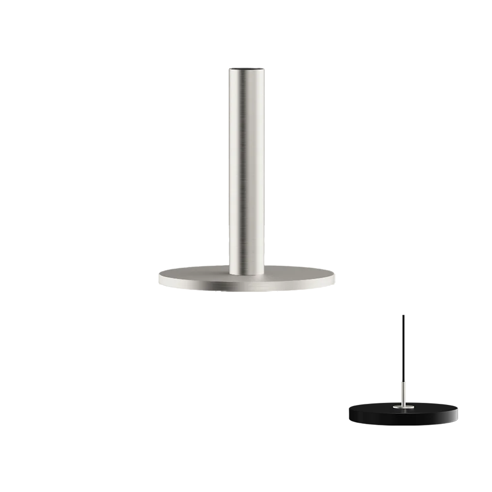 Asteria Mini pendel stål top cover billede 3
