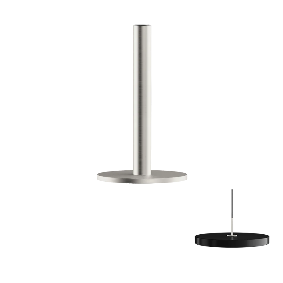 Asteria Medium Pendel Stål Top Cover