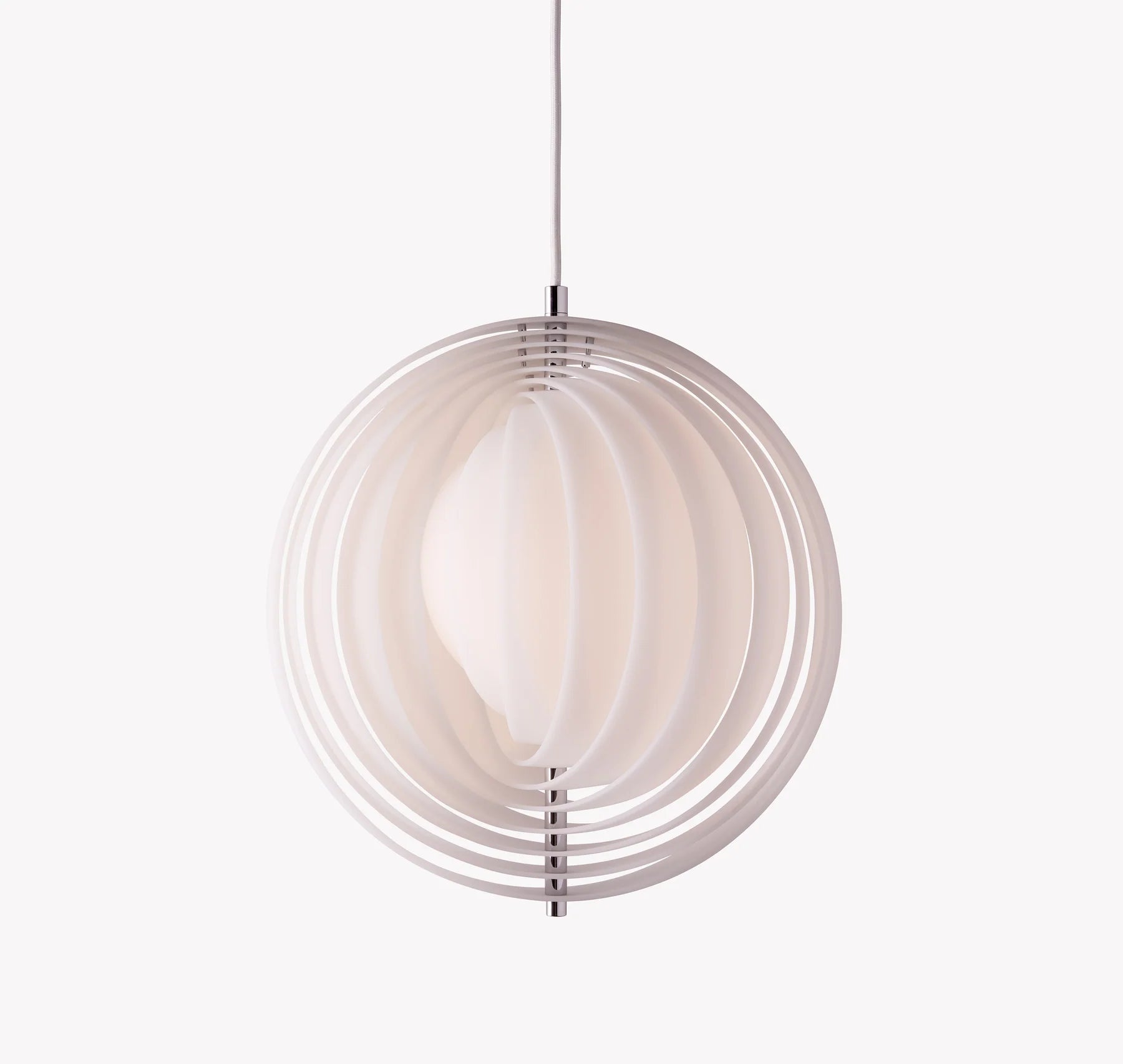 Verner Panton Moon Ø34 E14 15W Opal Pendel