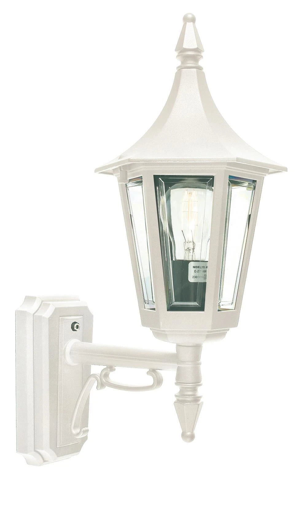 Norlys Rimini Hvid, E27 IP54 46W - Udendørslampe
