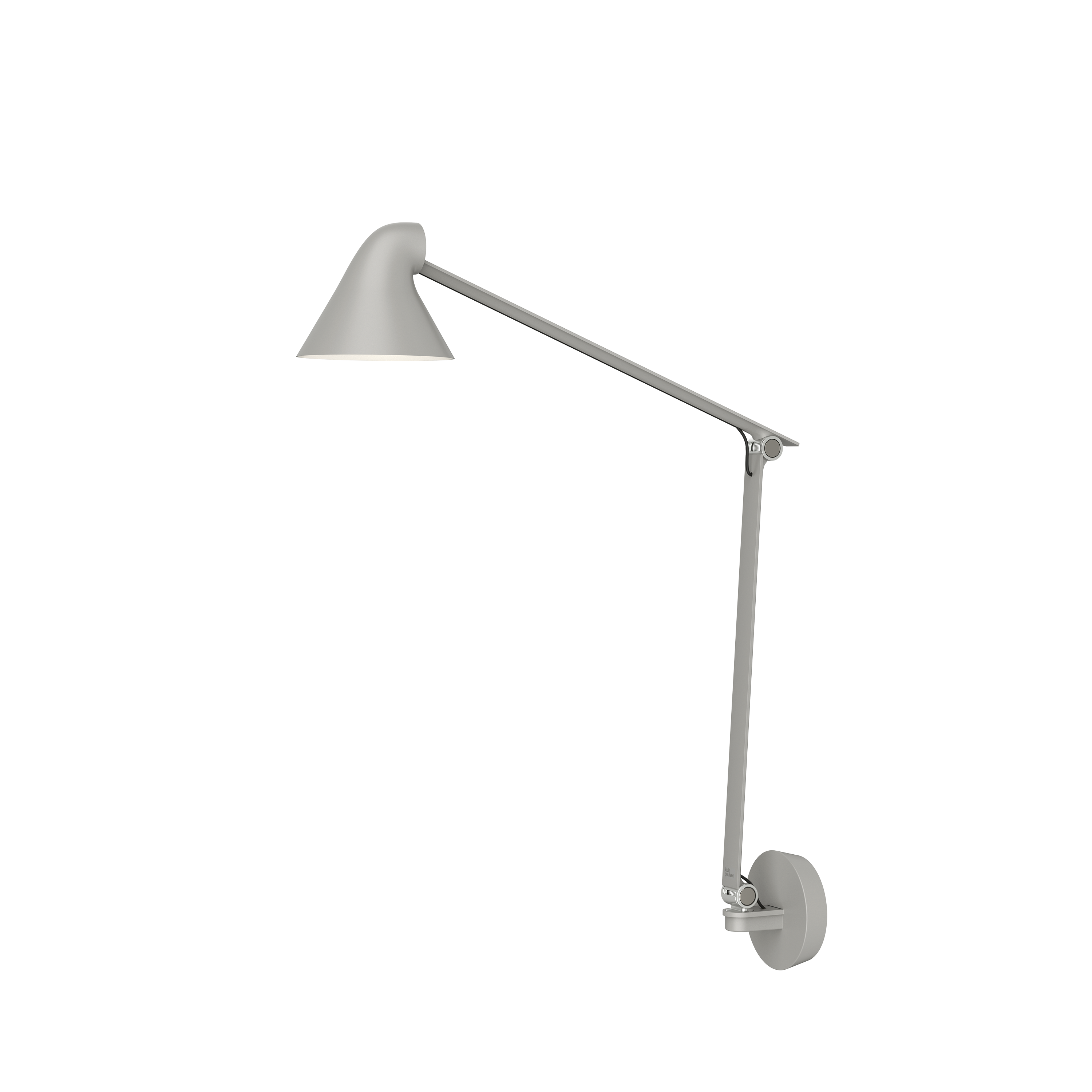 Louis Poulsen grå væglampe uden ledning