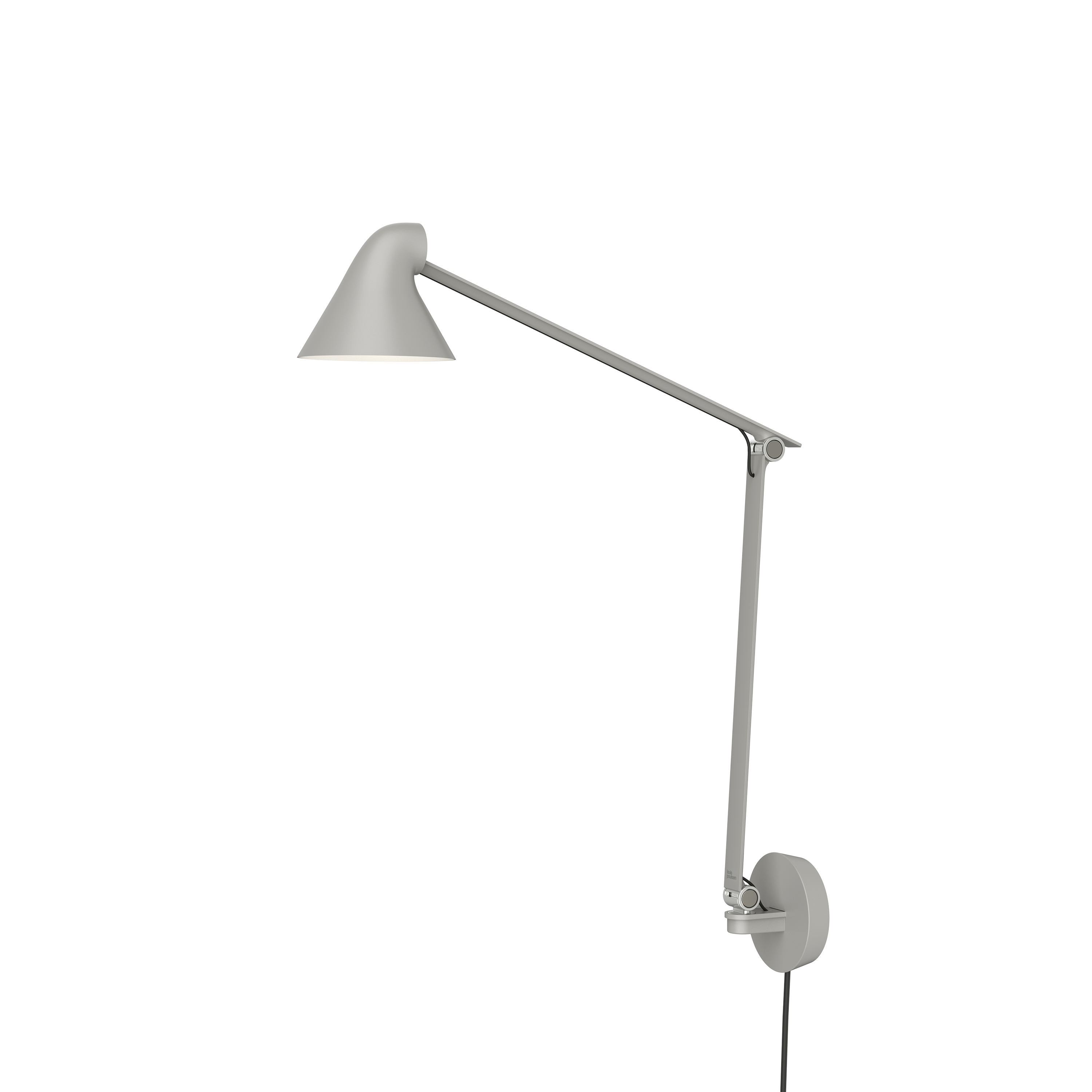 NJP lang arm grå m boks fra Louis Poulsen