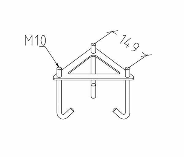 Norlys Narvik Forankringssæt - til nedstøbning i cement