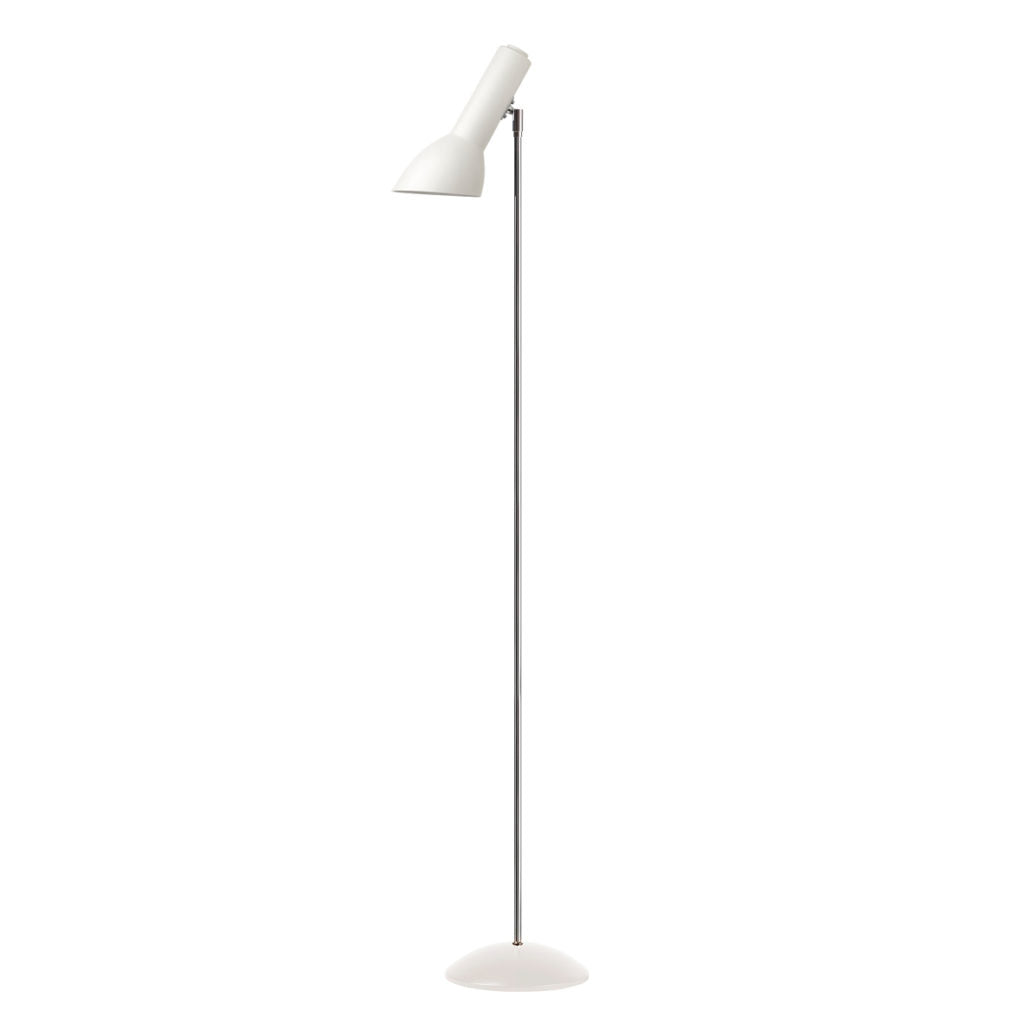 Oblique Blank Hvid/Krom - Gulvlampe