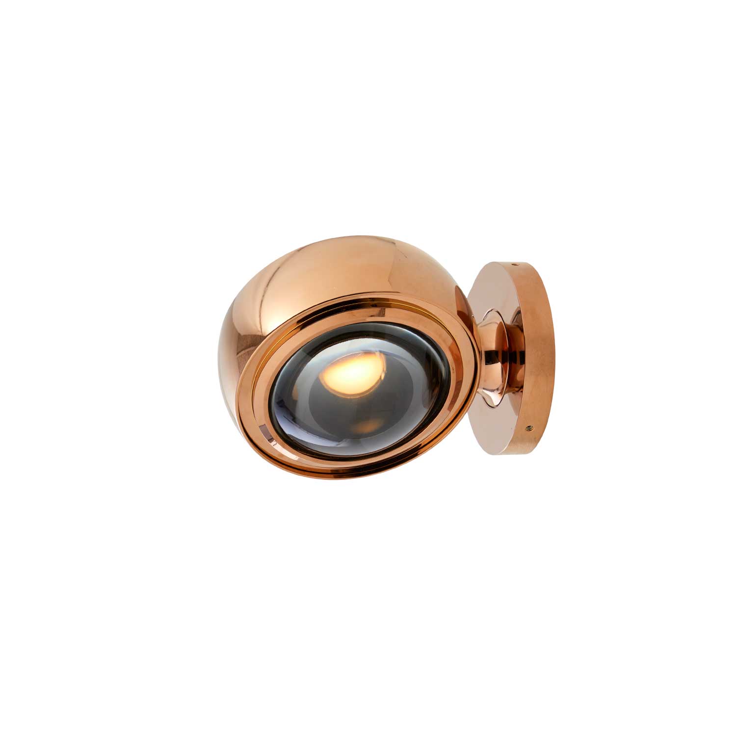 LOOM Design Optic Glossy Rose Gold 12W LED Væglampe
