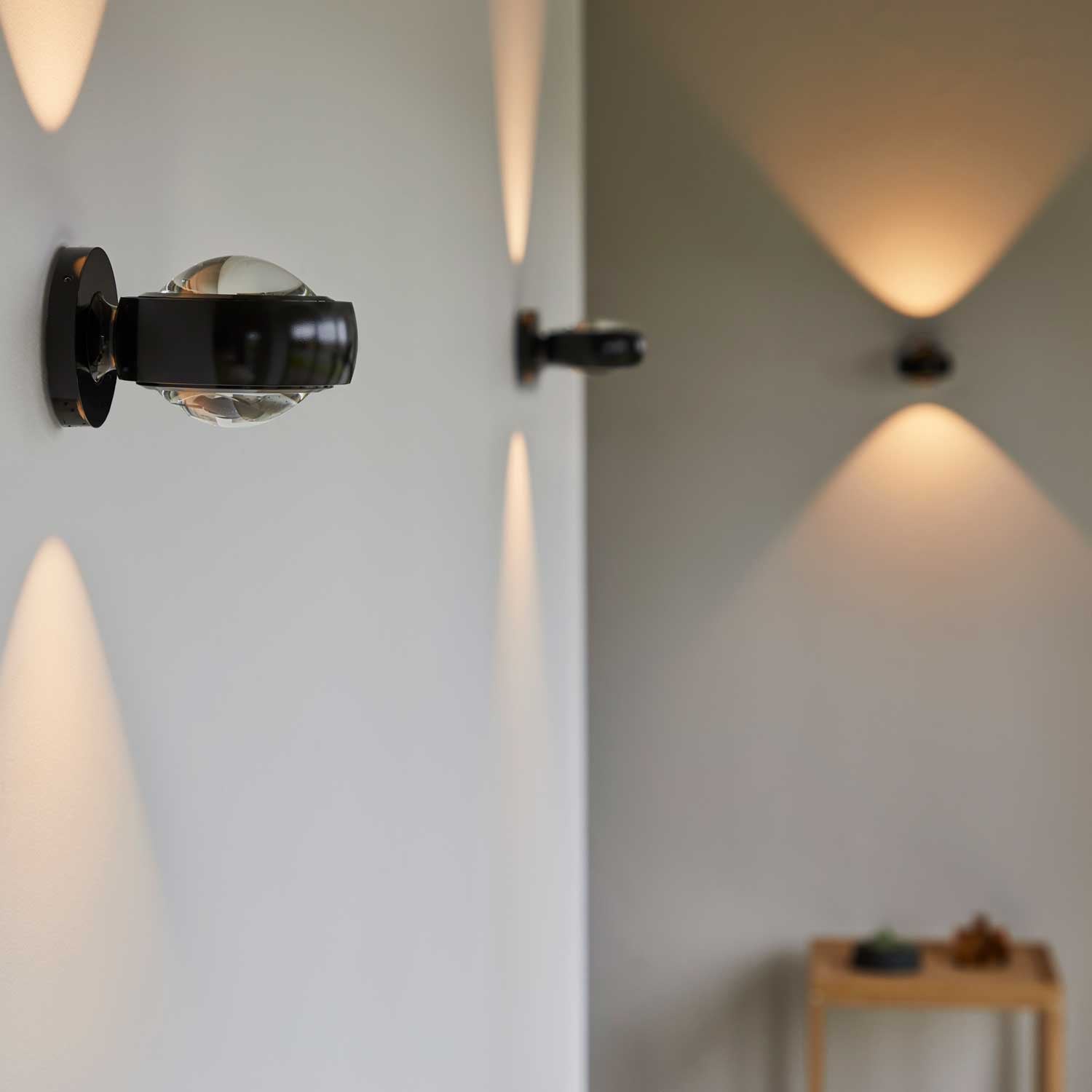 Tre sorte Optic af LOOM Design med LED i 12w