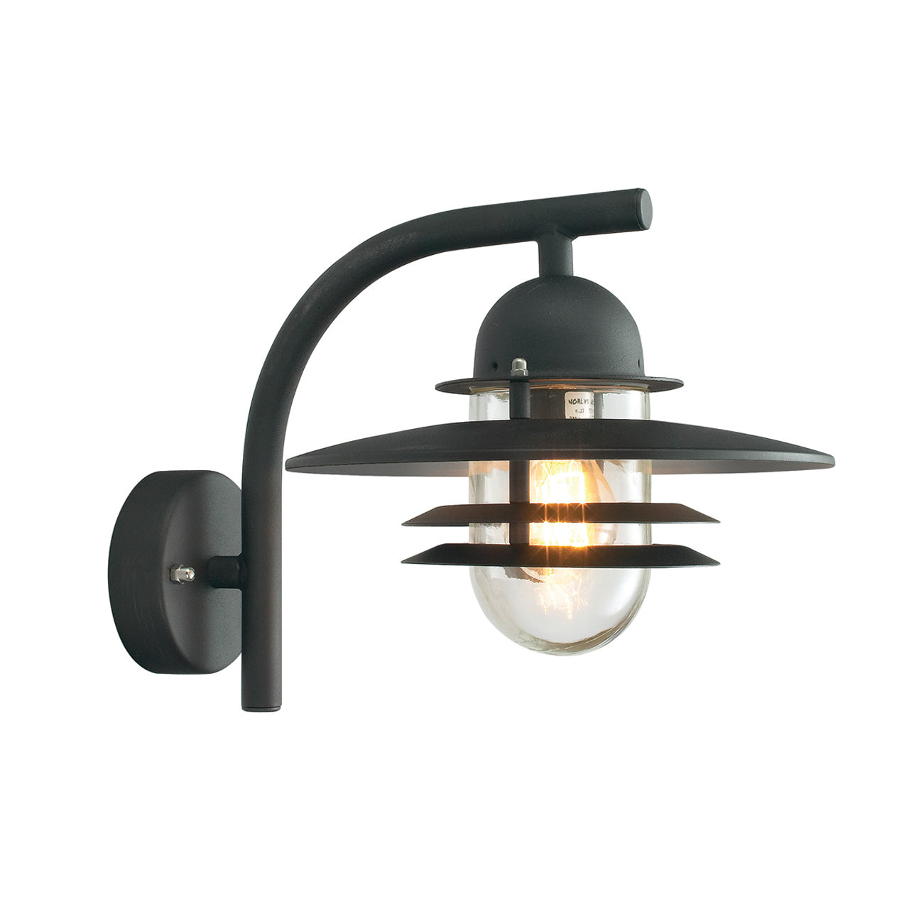 Norlys Oslo Sort, E27 IP55 57W - Udendørslampe