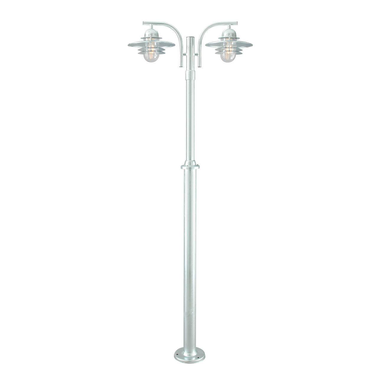 Norlys Oslo galvaniseret stål, E27 IP55 2 x 57W - Udendørslampe