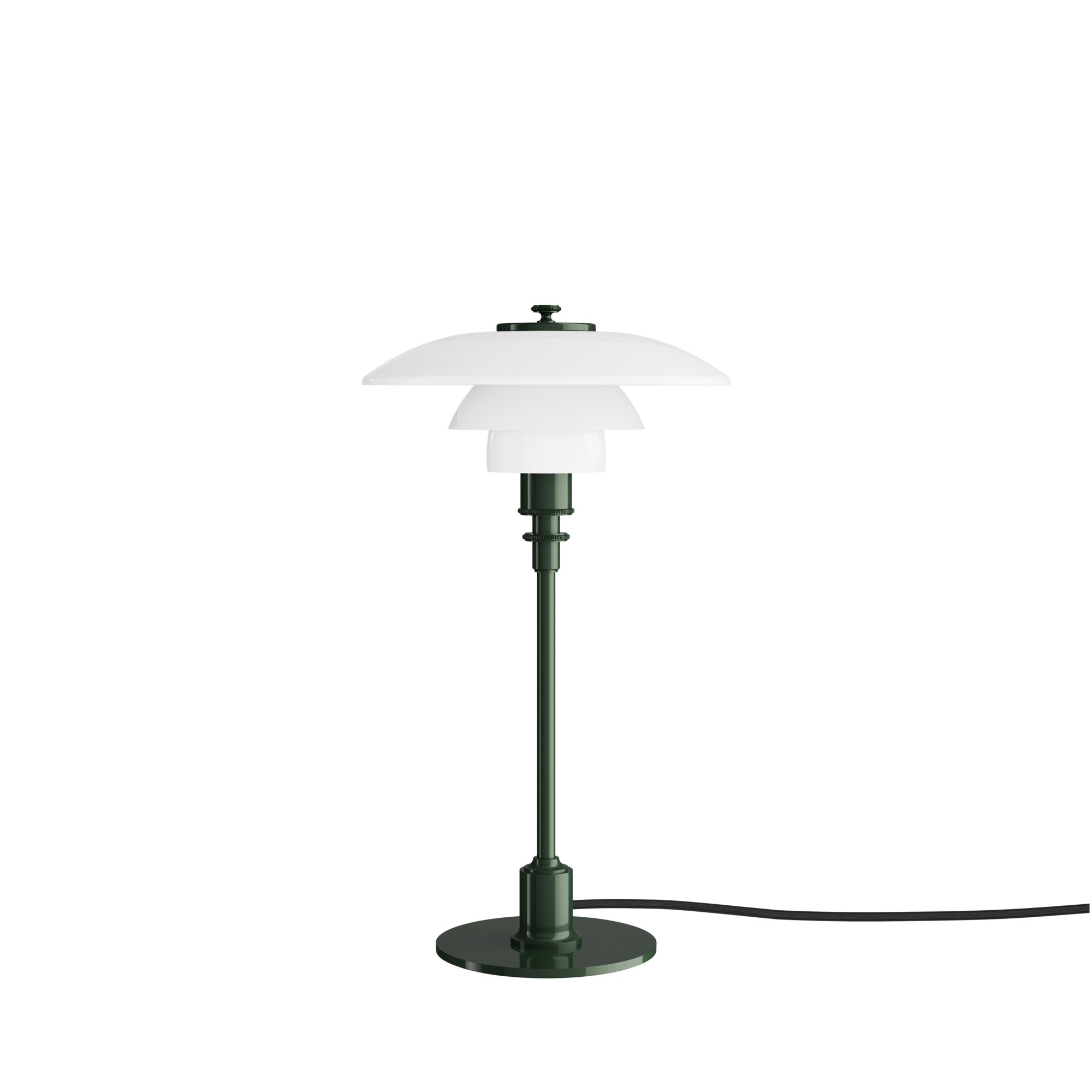 PH 2/1 Glossy Deep Green bordlampe