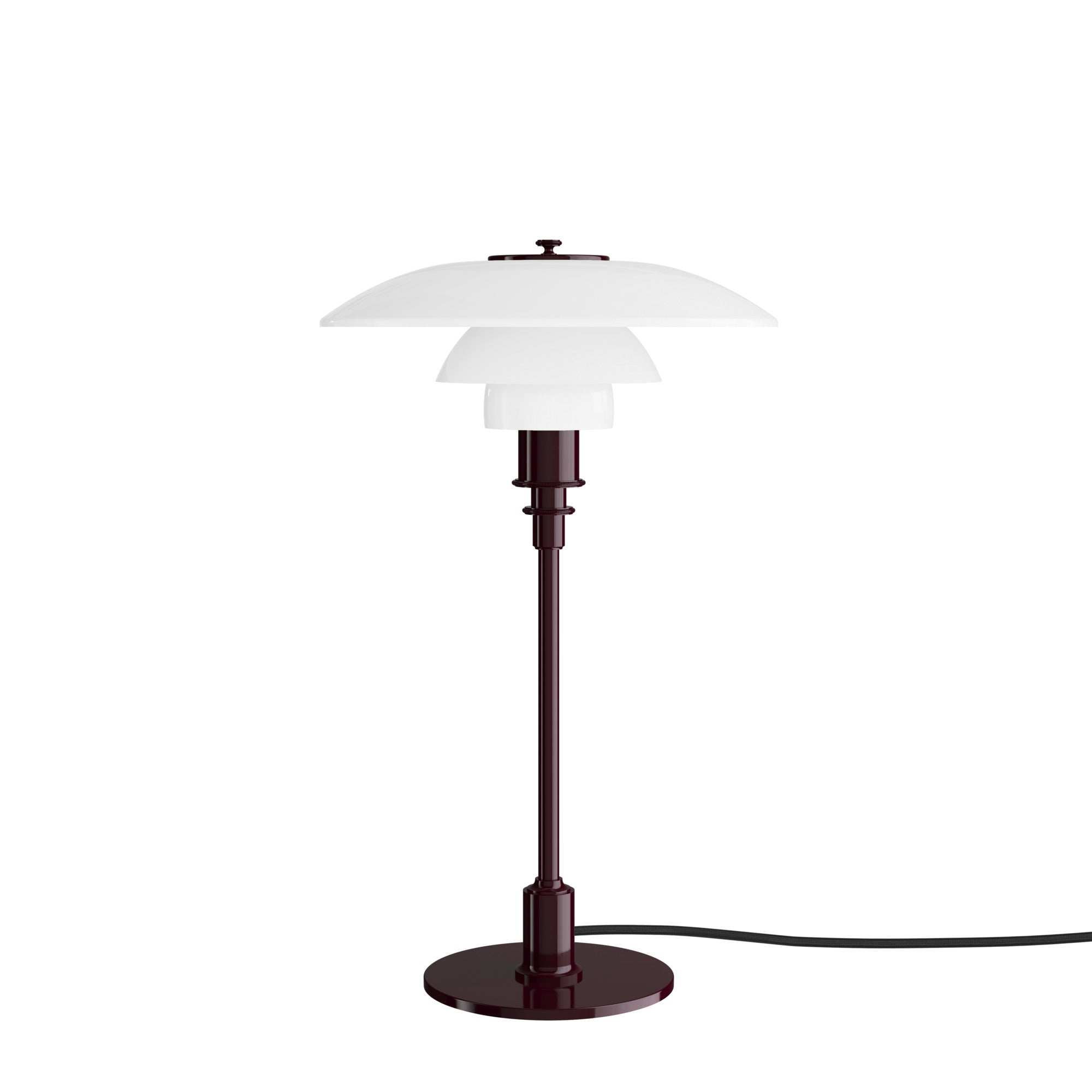 PH 3/2 Glossy Burgundy bordlampe