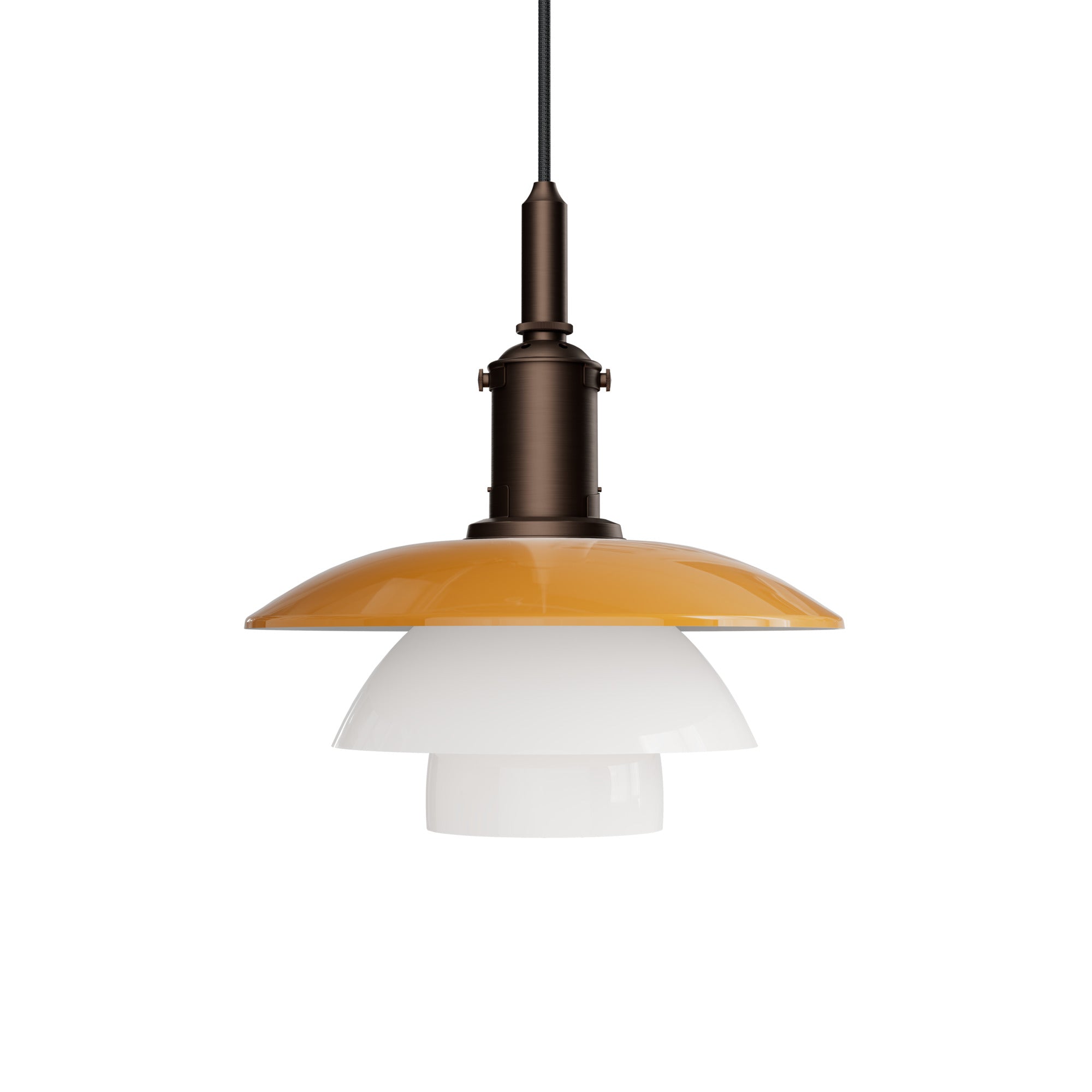 PH 3/3 Centenary Edition Amber/Opal White pendel