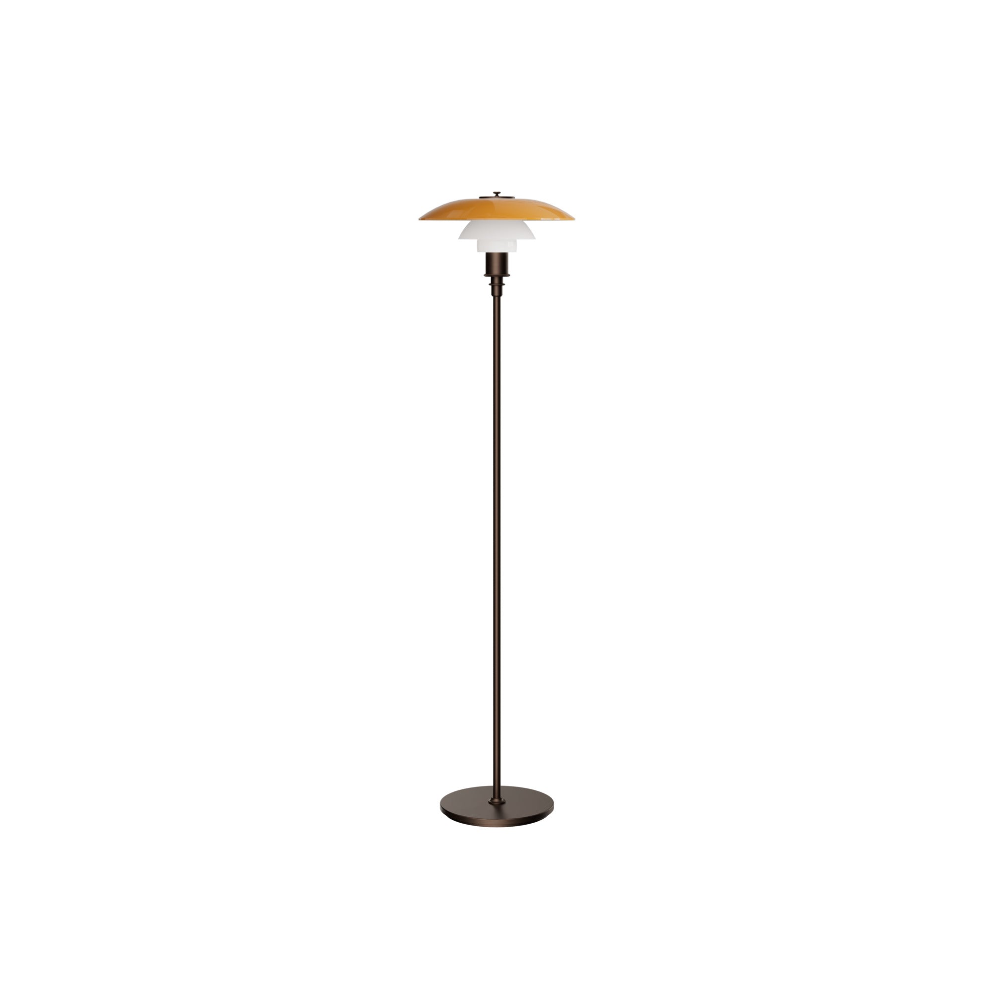 PH 3½-2½ Gulvlampe Centenary Edition Amber/Opal White