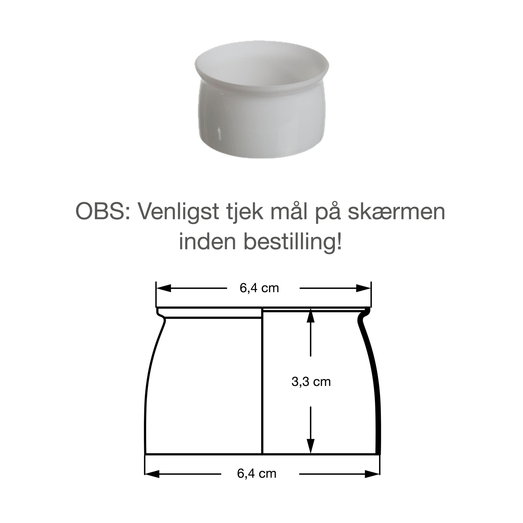 Glas Underskærm til PH 2/1