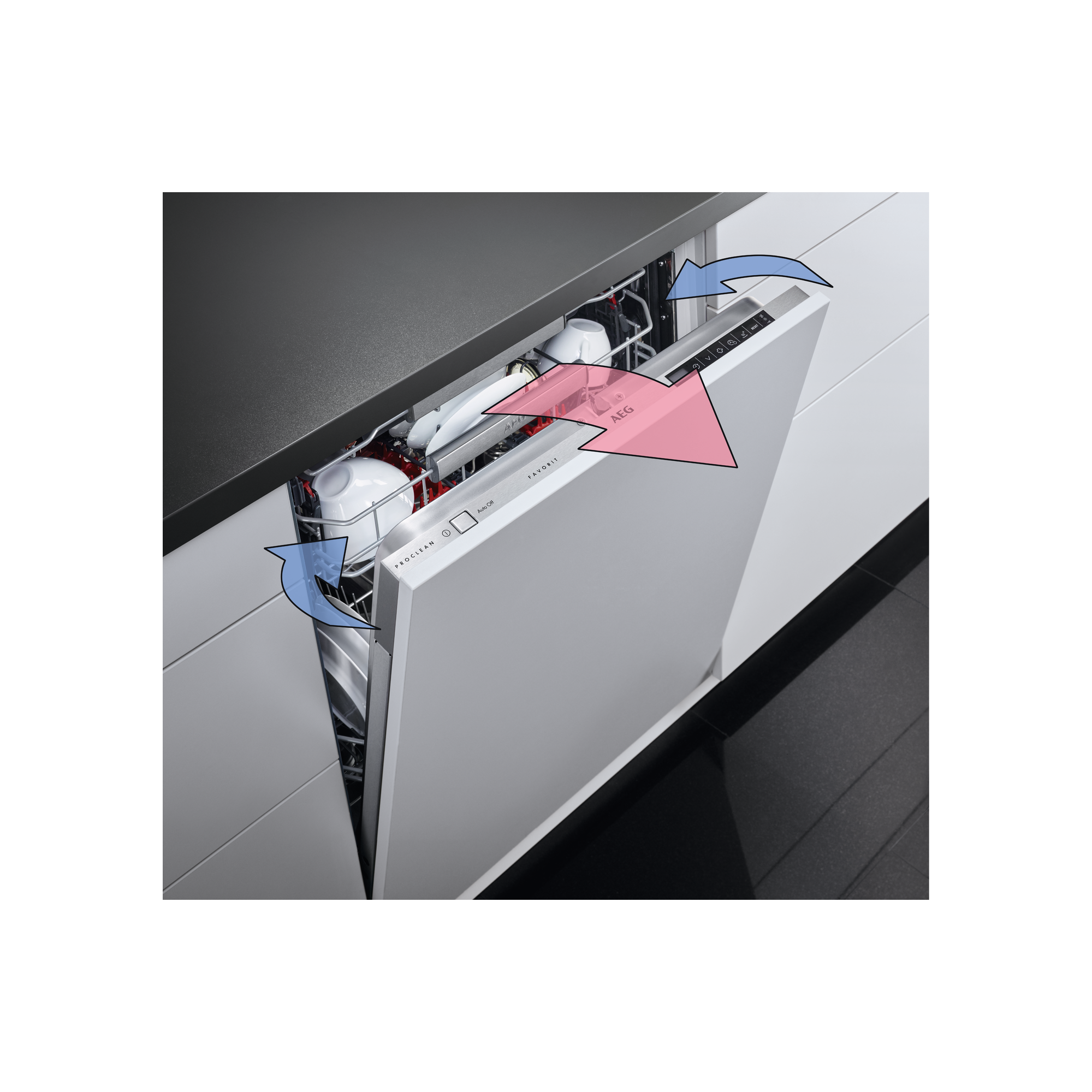 AEG FSE76738P Opvaskemaskine til integrering