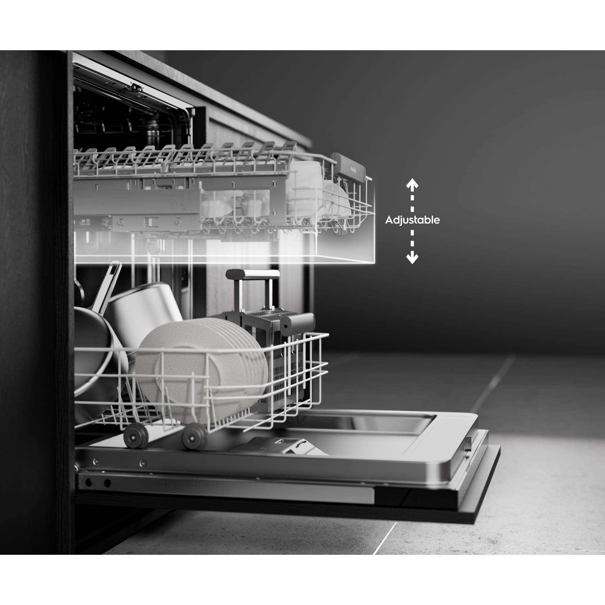 AEG FSE75748P Opvaskemaskine til integrering