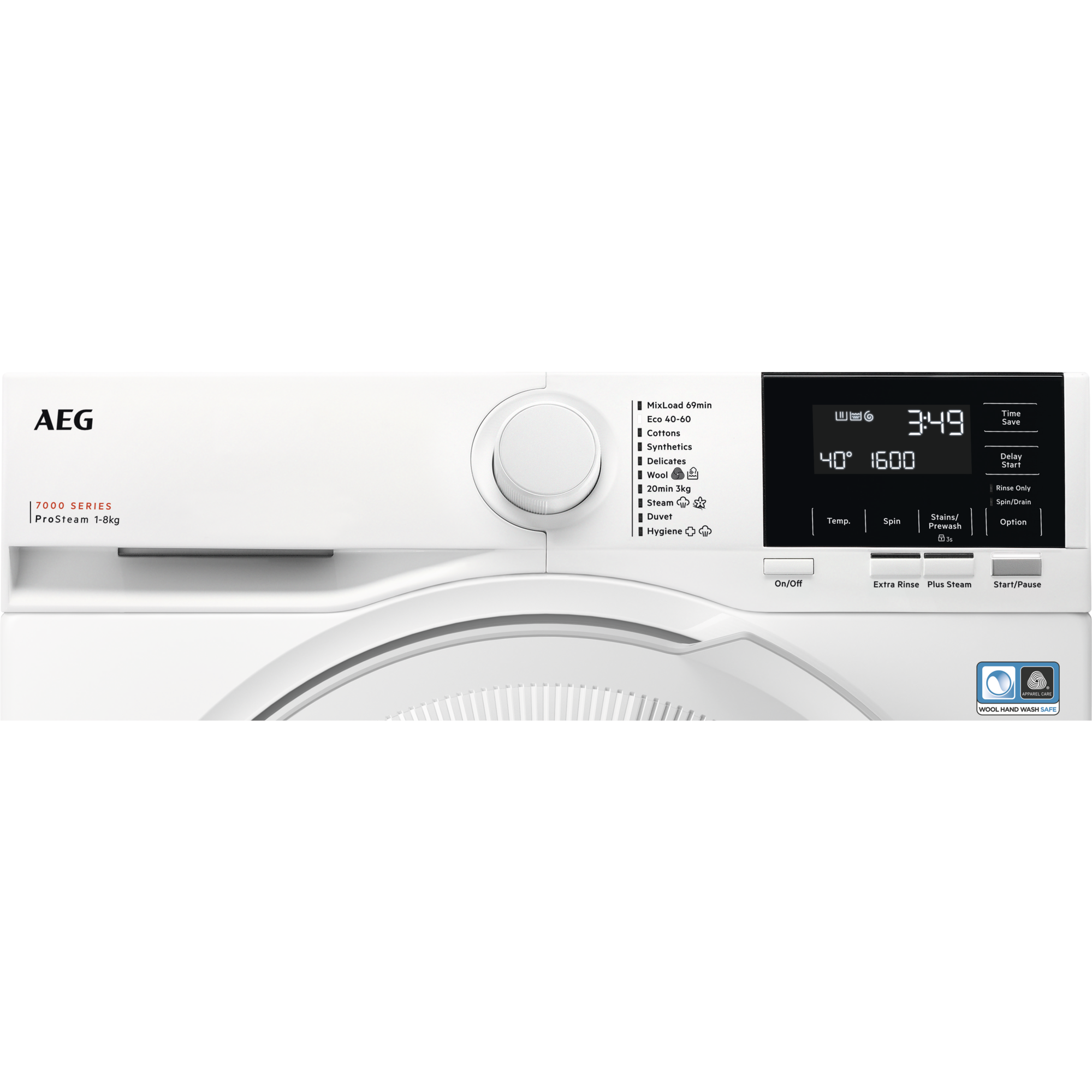 AEG L722K86O kontrolpanel
