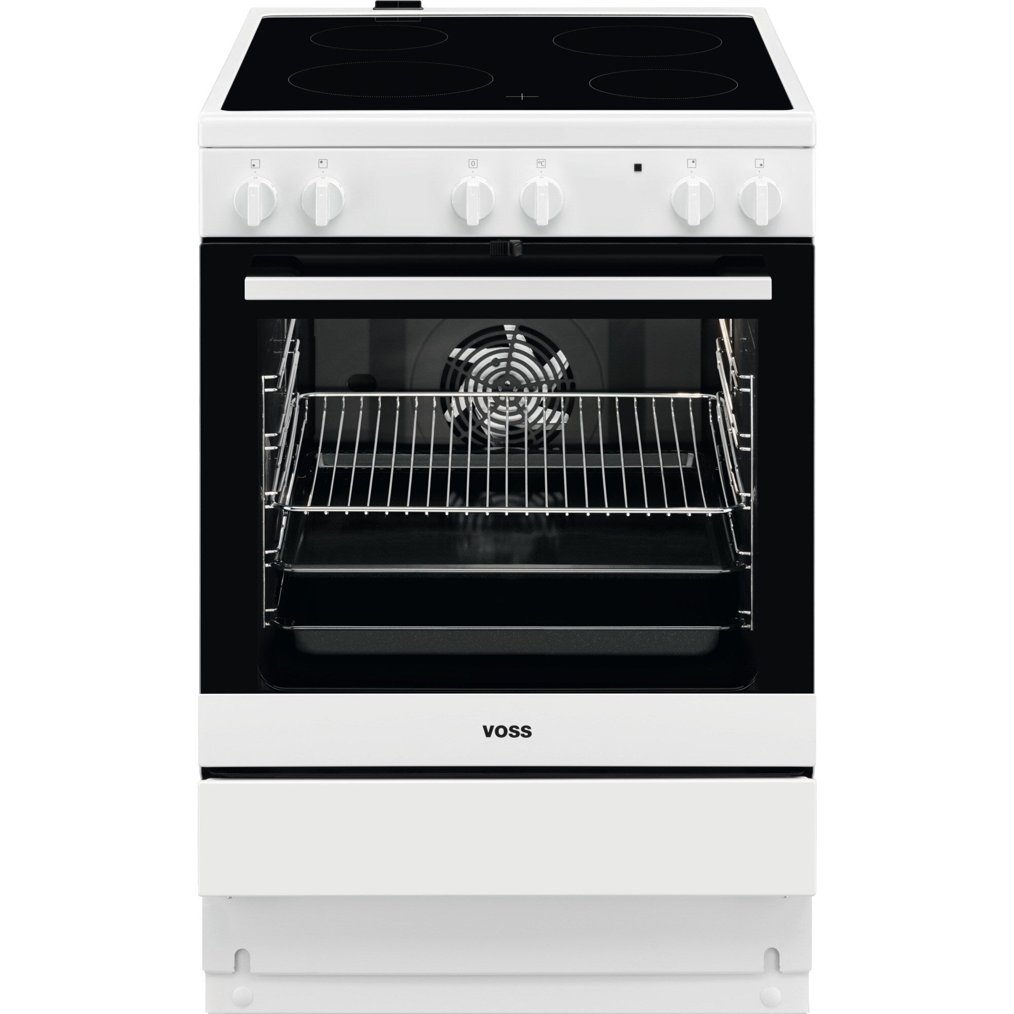 Voss VKK60300HV glaskeramisk komfur m. katalyse