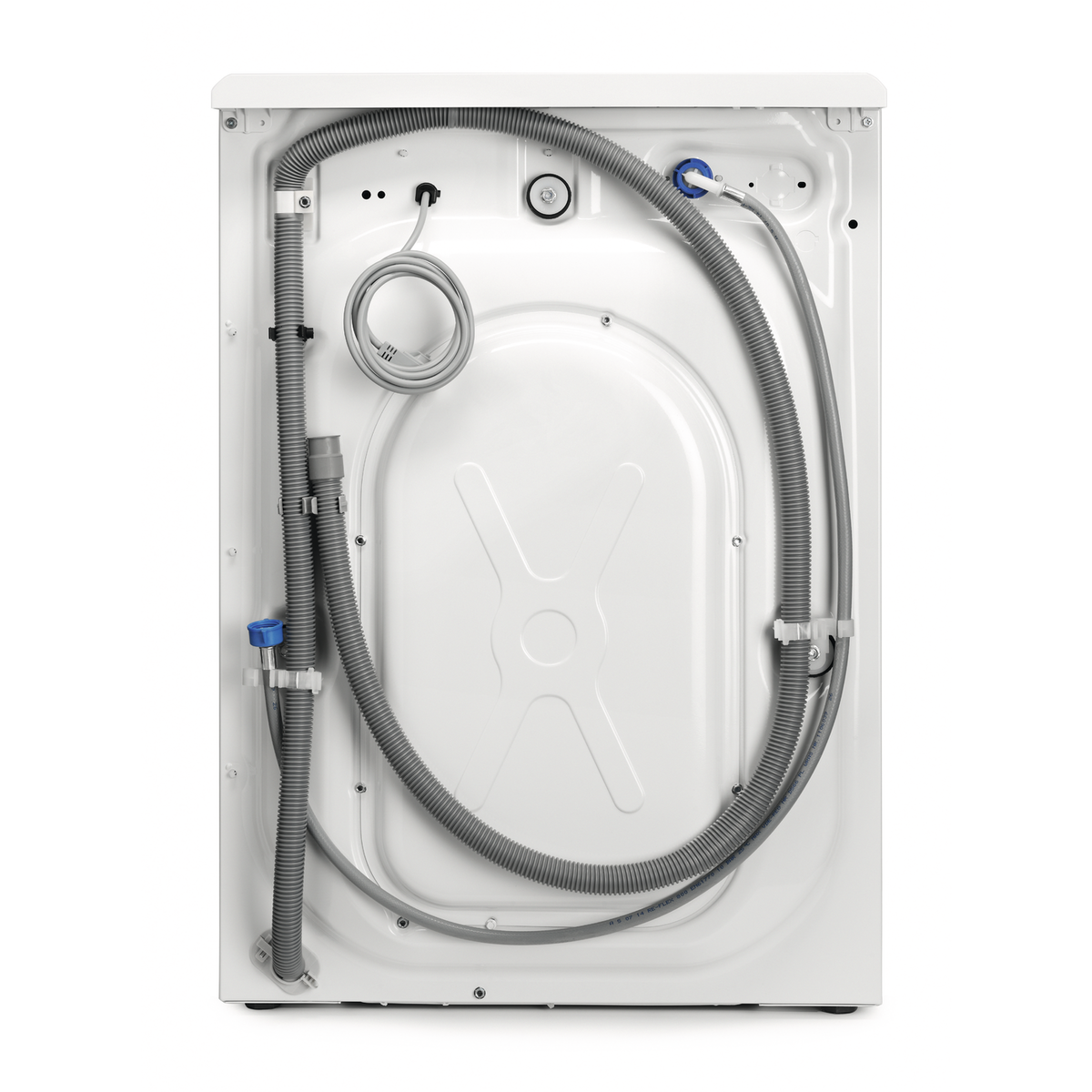 Bagsiden af Electrolux EW2F3148P1 frontbetjent vaskemaskine med 8 kg