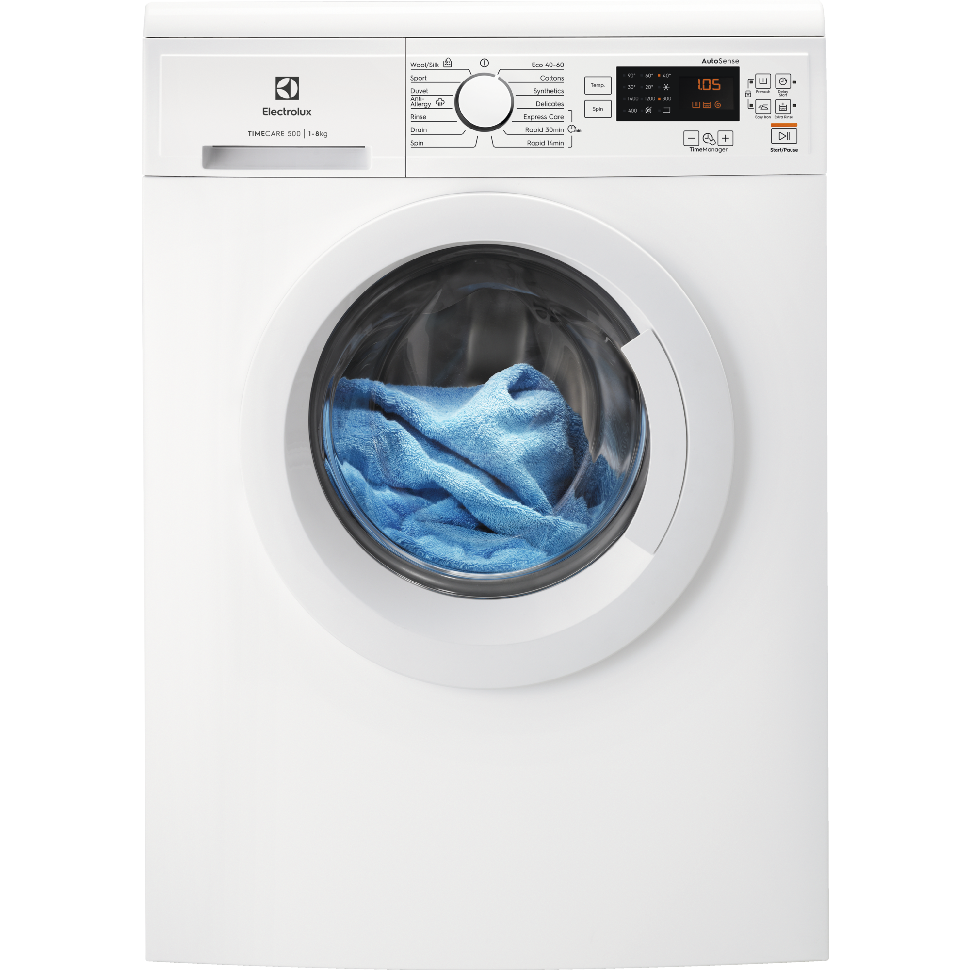 Electrolux EW2F3048C1 500 TimeCare vaskemaskine 8 kg
