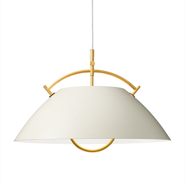 Wegner Hejsependel Hvid Ø51 - 24 karat guld - Pandul