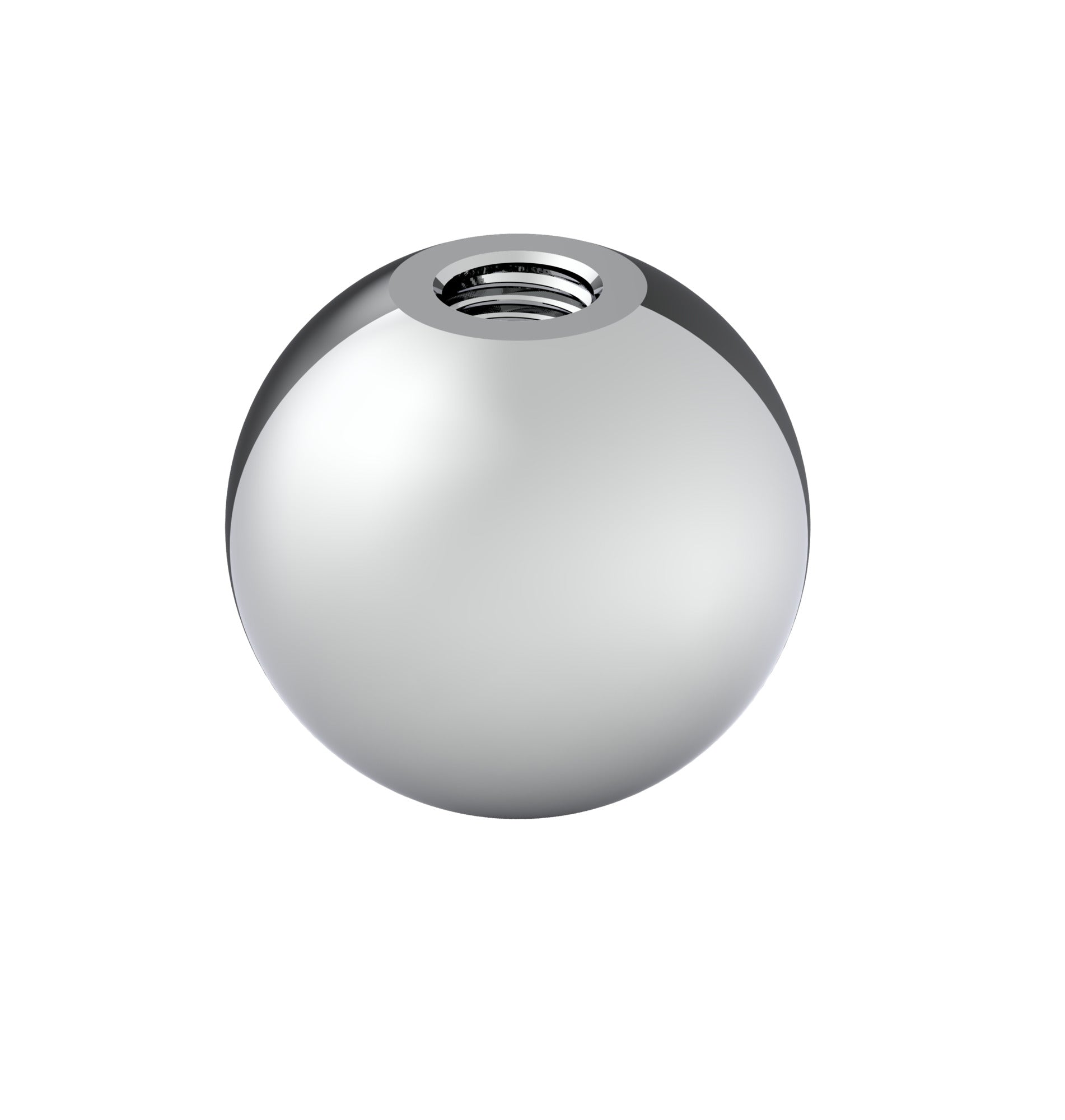 Panthella Bord/Gulv Kuglemøtrik Reservedel Sølv