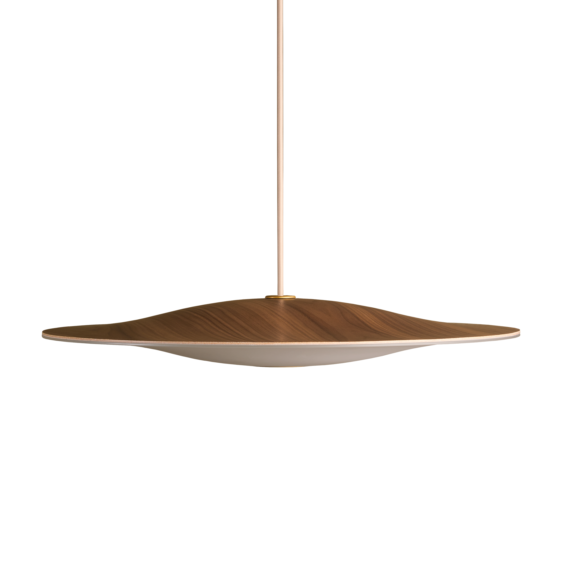 Sinus 550P pendel LED 10,5w valnød/opal glas