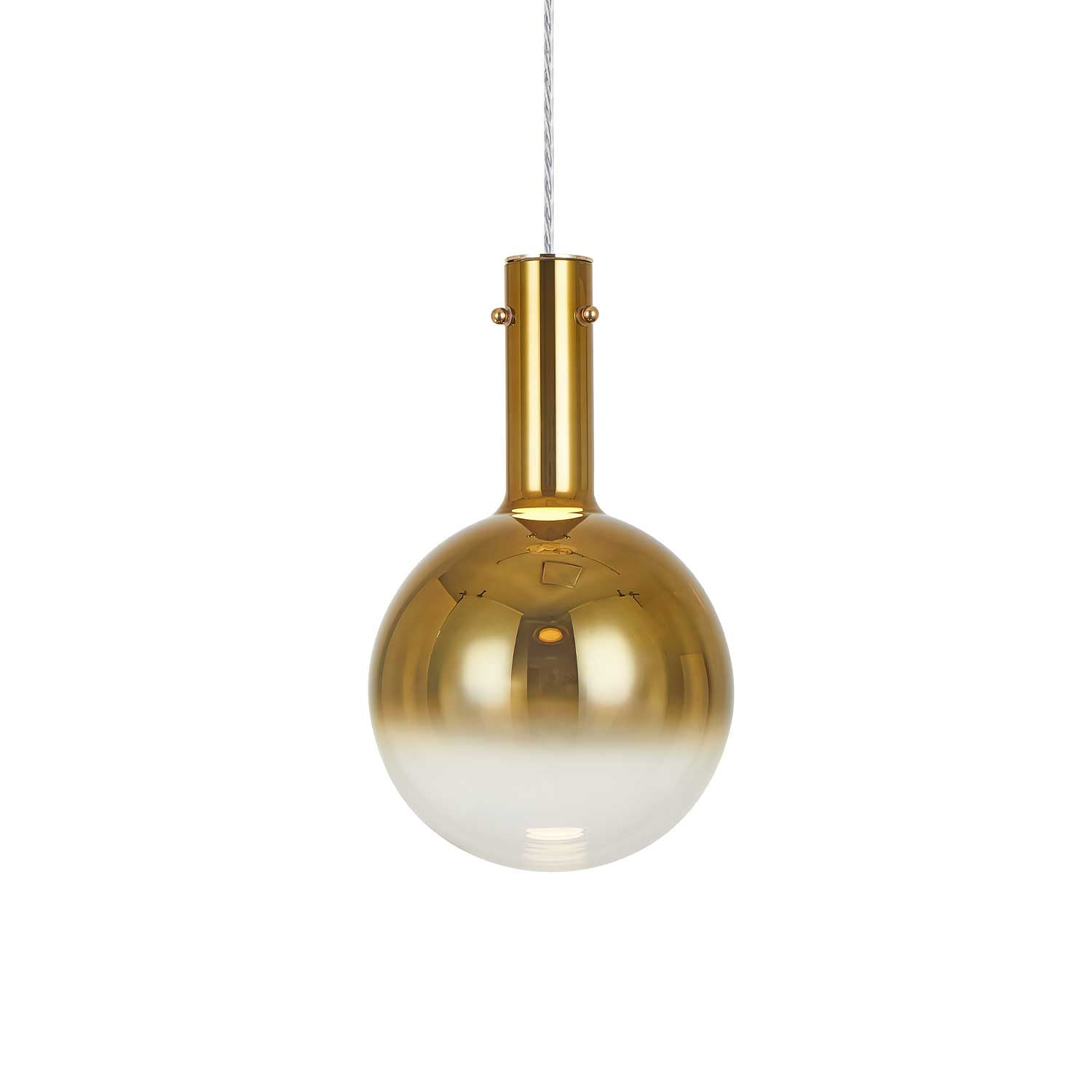 LOOM Design Raindrop 20 guld pendel billede 4