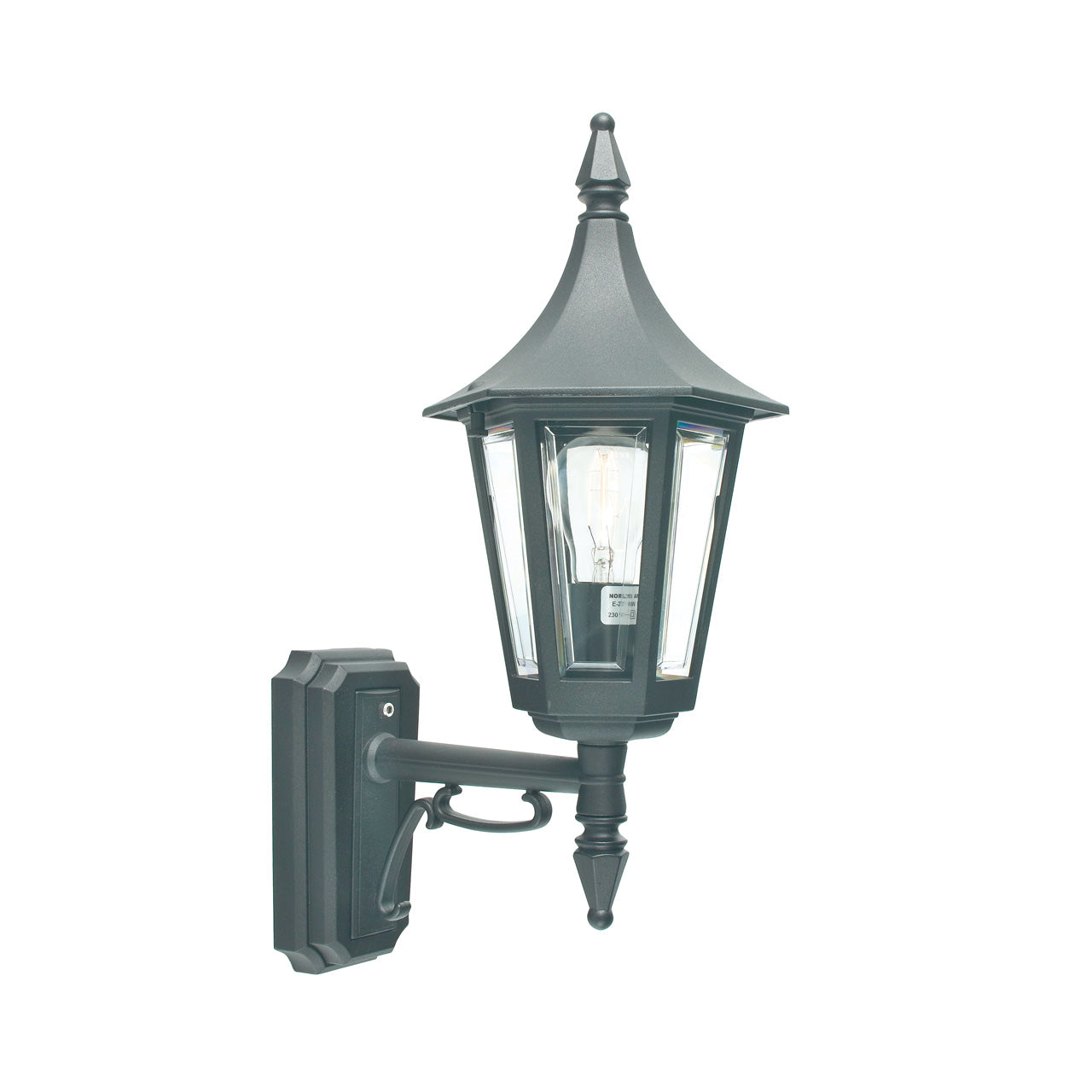 Norlys Rimini Sort, E27 IP54 46W - Udendørslampe
