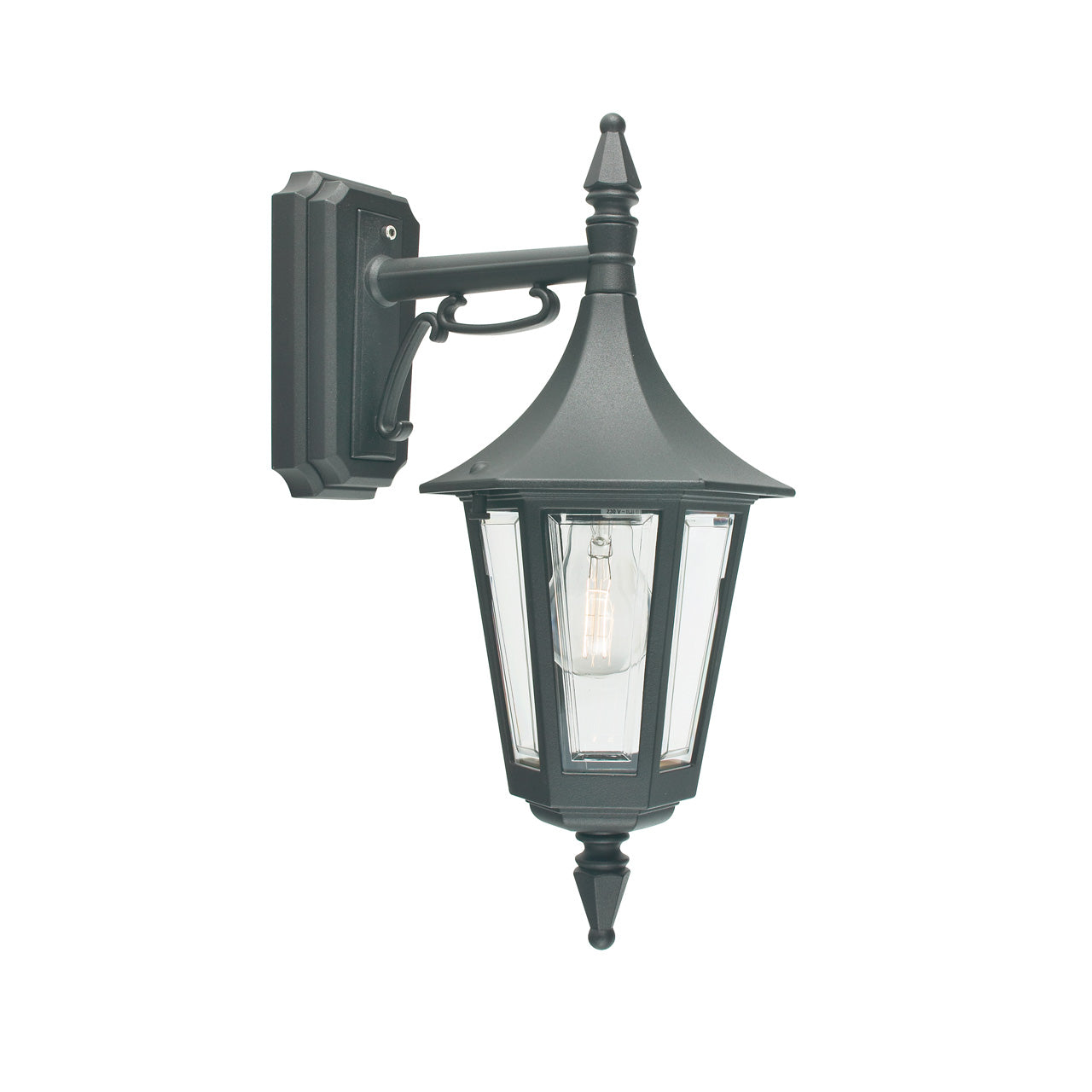 Norlys Rimini Hæng Sort, E27 IP54 46W - Udendørslampe