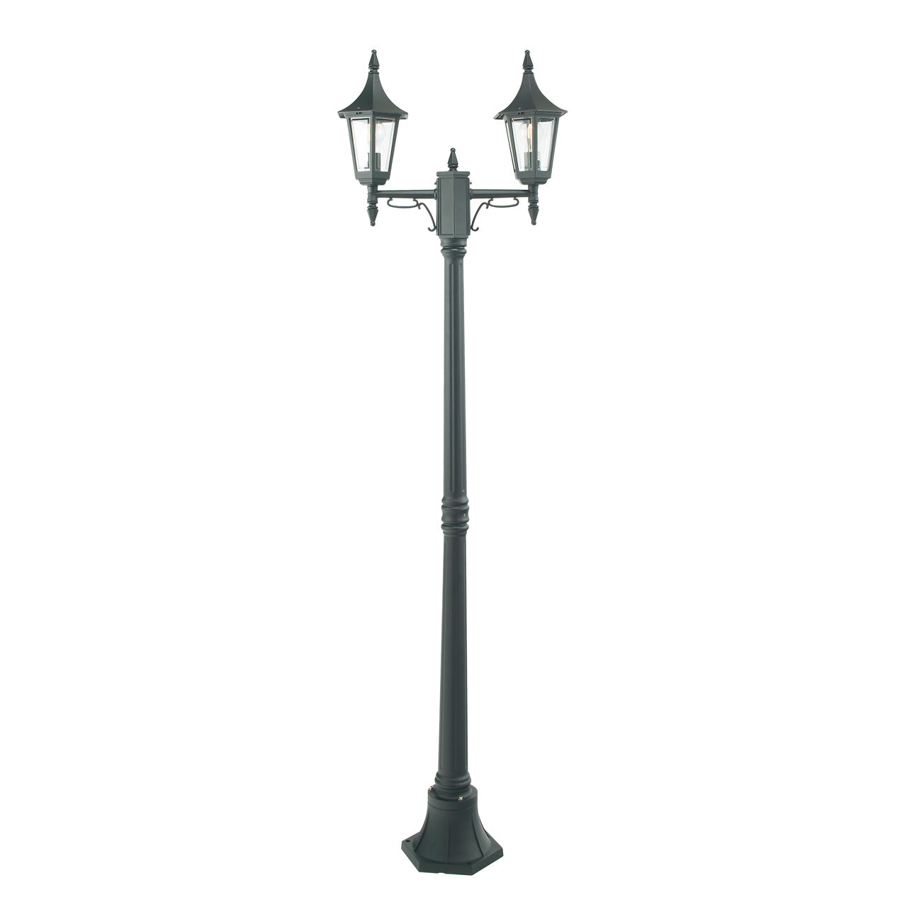 Norlys Rimini Sort, E27 IP54 2 x 46w - Udendørslampe
