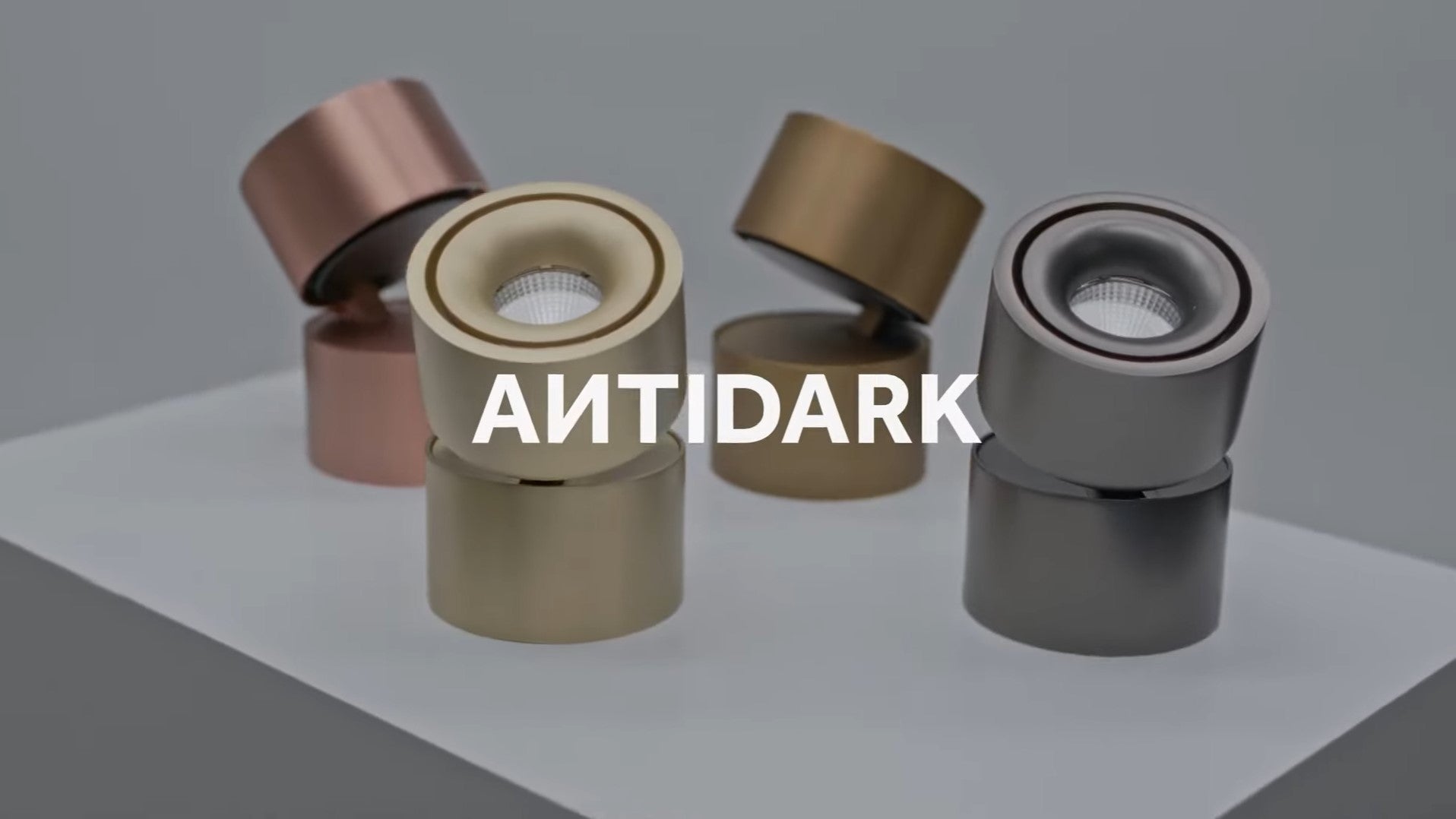 EASY W100 LED 2700K m. kabelhul Sort