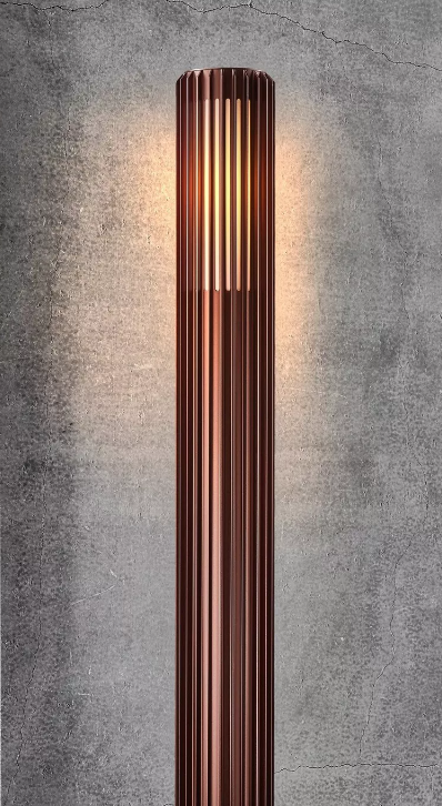 Aludra 95 havelampe E27 metallisk brun