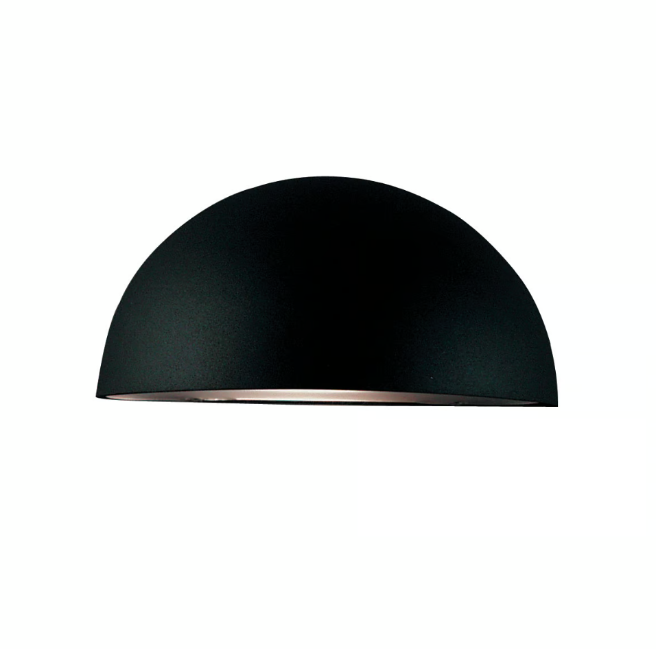 Scorpius Maxi udendørs væglampe E27, mat sort - Nordlux