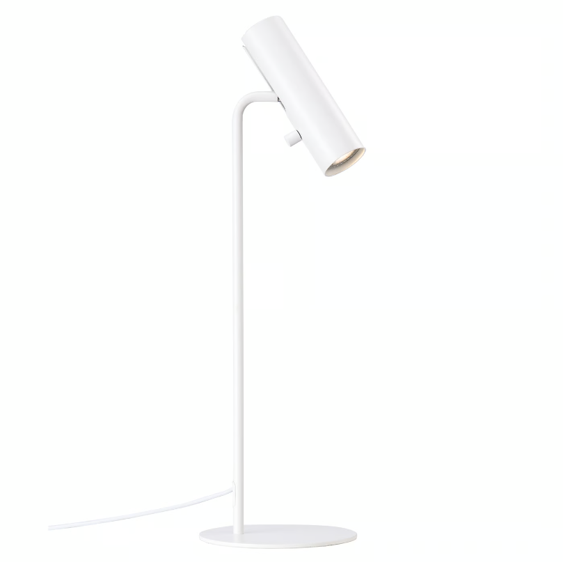 MIB 6 hvid bordlampe