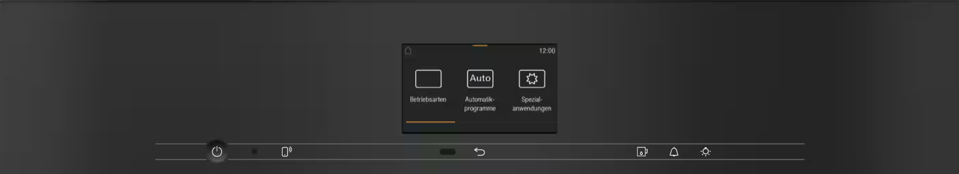 De mange automatikprogrammer betjenes via Miele DGC 7541 dampovnens smarte interface