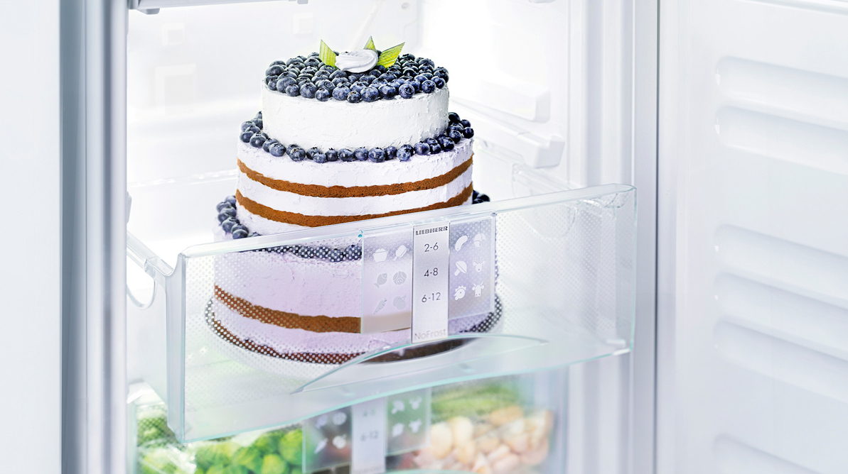 Fryseskuffer og hylder kan tages ud efter behov på CTe 2531.