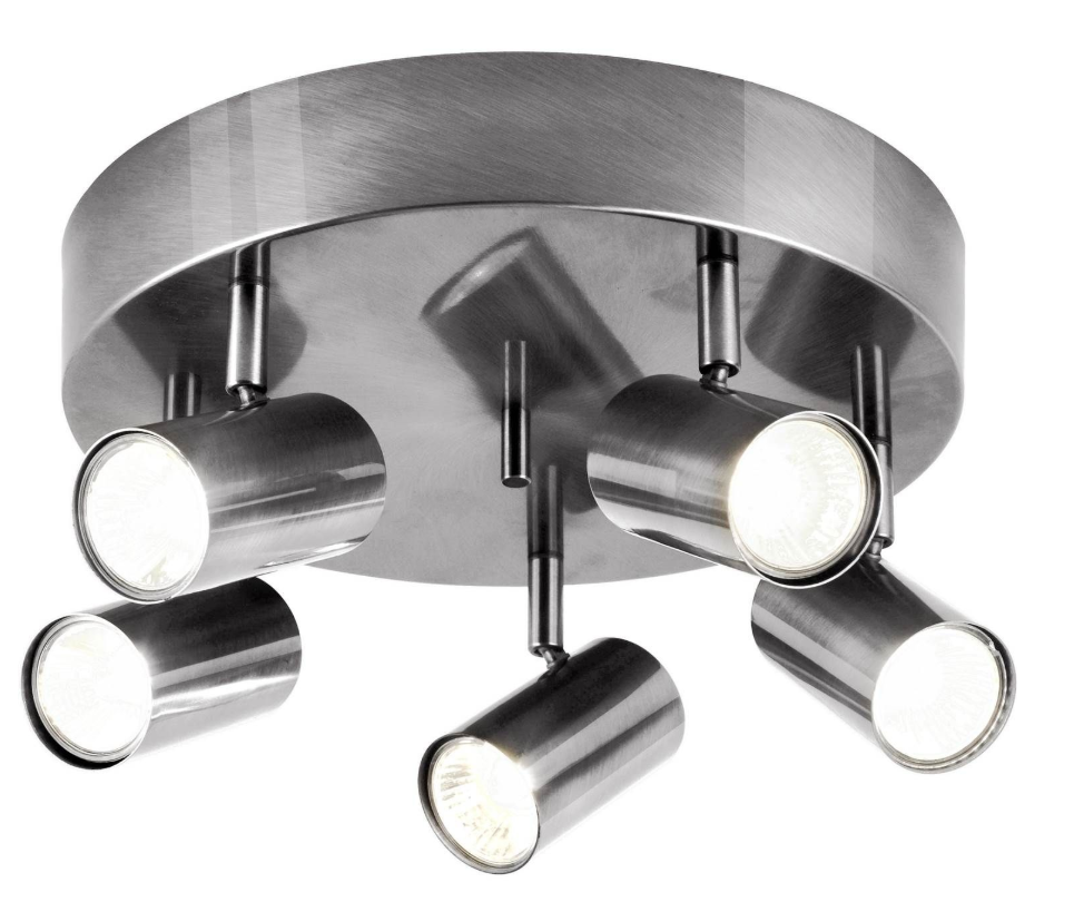 Elvita Hemse satin nikkel 5-loftspot rondel