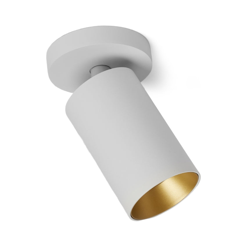 Antidarks hvid SpotOn Circle1 med guldfront