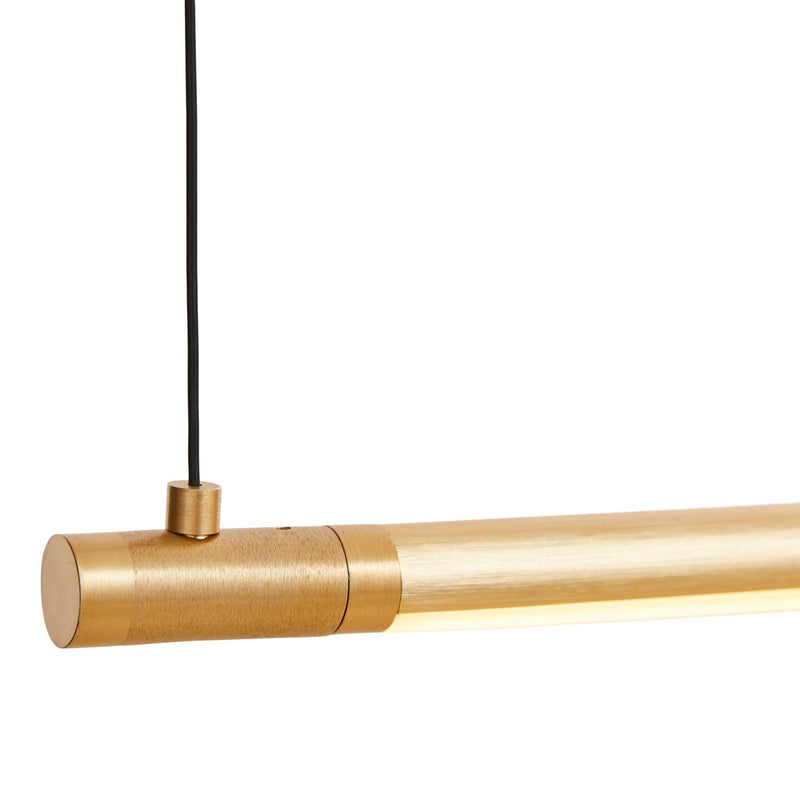 LOOM Design Straw 200 guld LED pendel
