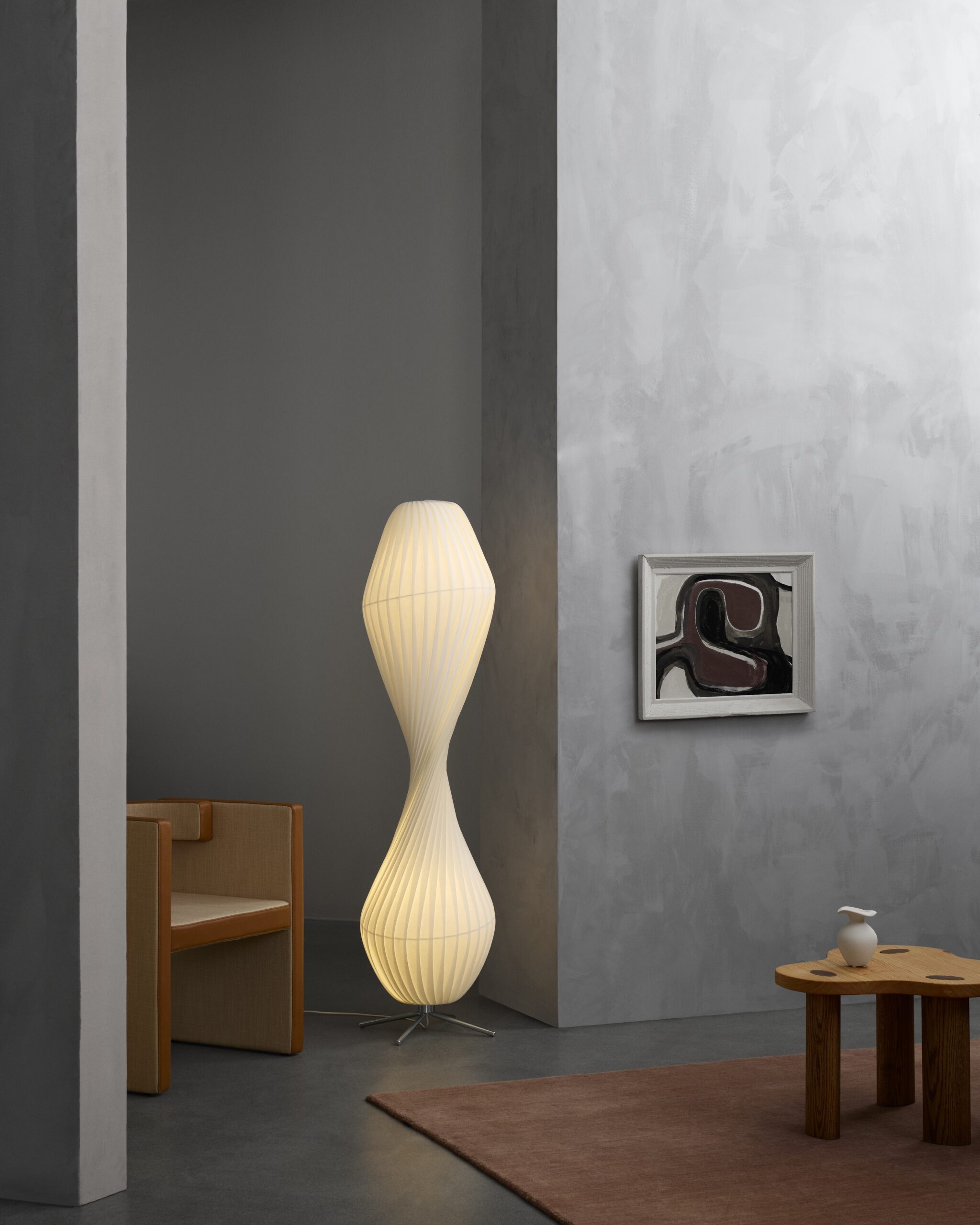 Tom Rossau TR32 Hvid Plast Gulvlampe