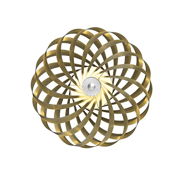 TR5 Aluminium Gold Ø60 Væglampe - Tom Rossau