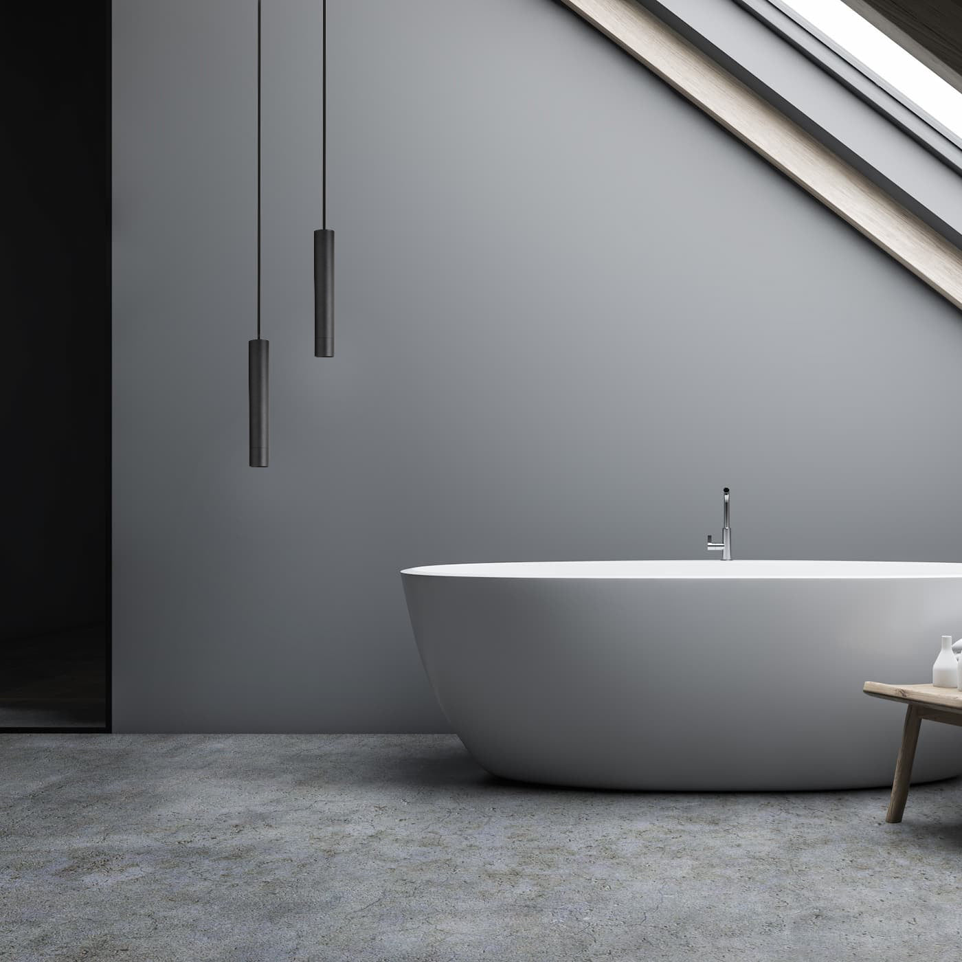 Tube Pendel GU10 - Hvid