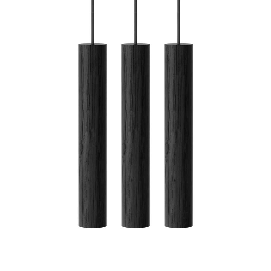 UMAGE Chimes Cluster 3 Ø3,4 Sort Egetræ - Pendel