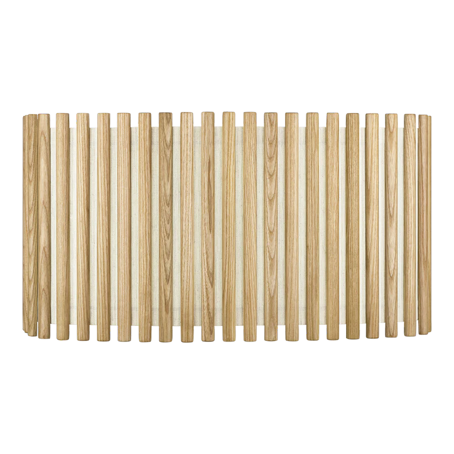 Umage Komorebi Large Rectangular Oak Lampeskærm