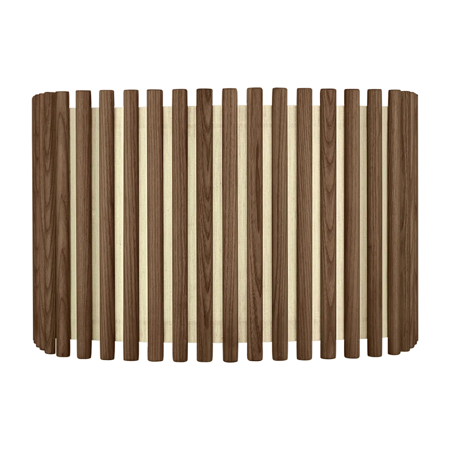 Umage Komorebi Large Square Dark Oak Lampeskærm