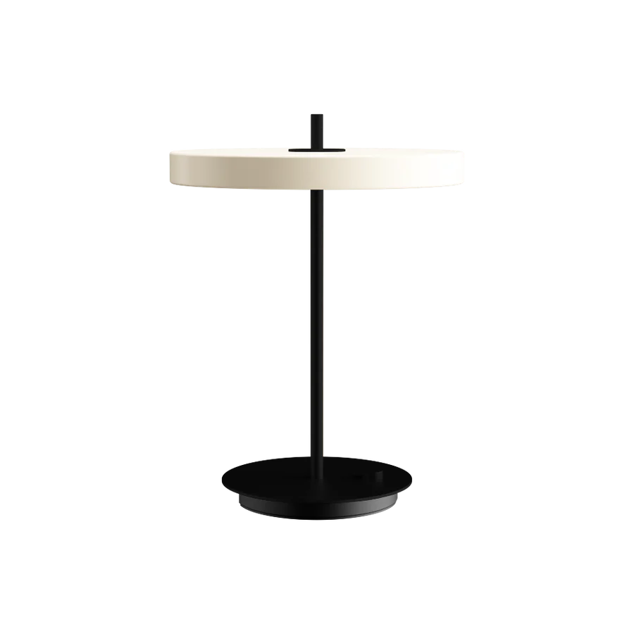 Umage Asteria Table Bordlampe i Pearl White med Black Base