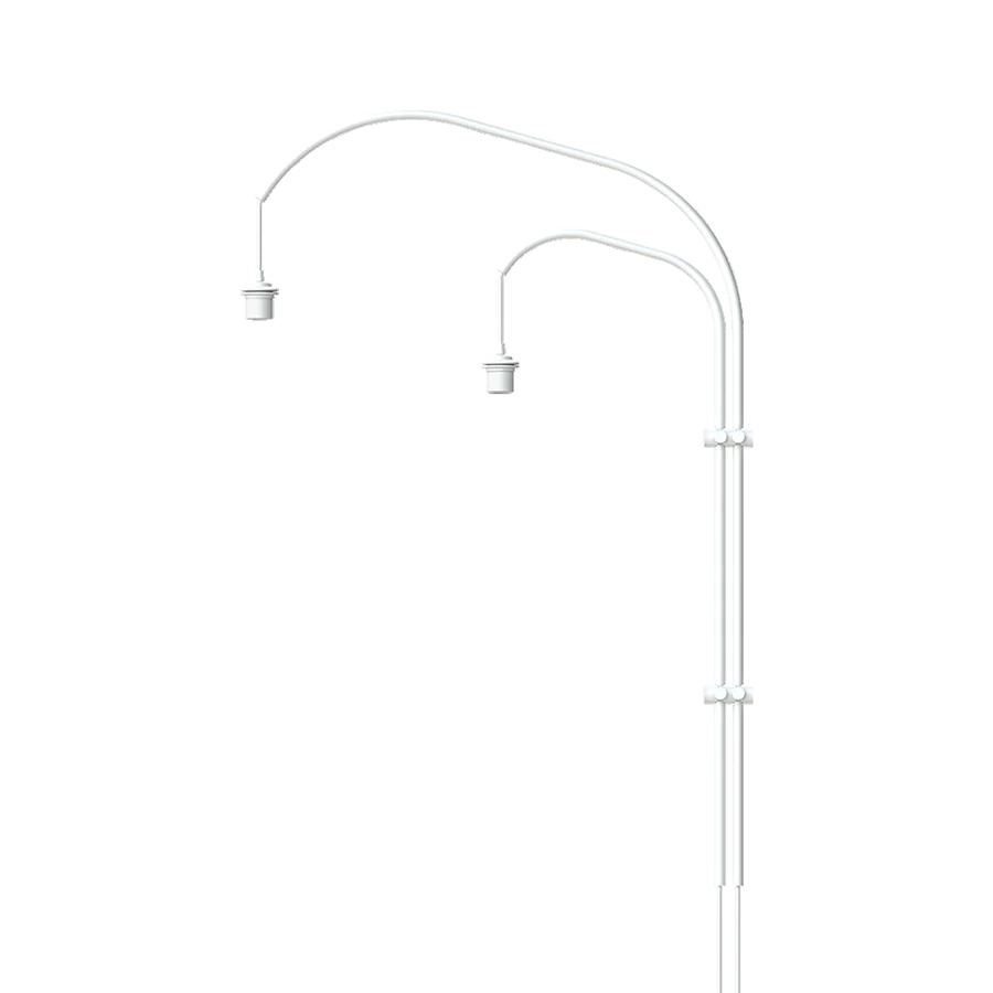 UMAGE Willow Double Hvid - Væghængt Lampestander